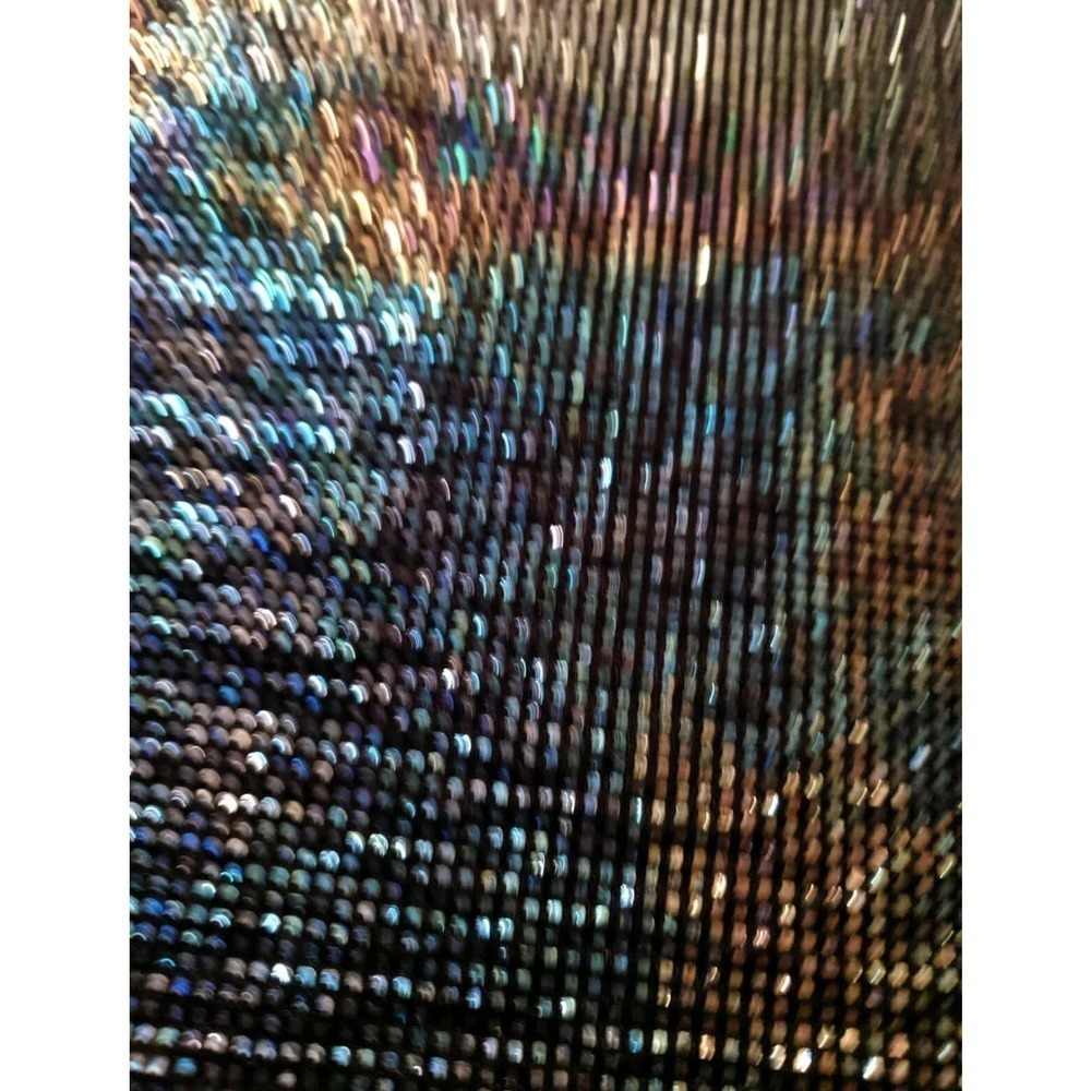 Lularoe Elegant Oil Slick Metallic Julia Dress Sz Med NWT Mermaid Shimmer - Picture 6 of 6